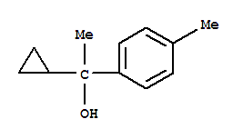 a-环丙基-a,4-二甲基-苯甲醇结构式_16145-97-4结构式