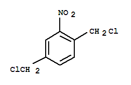 1,4-双(氯甲基)-2-硝基-苯结构式_16255-50-8结构式