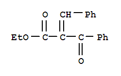 b-氧代-a-(苯基亚甲基)-苯丙酸乙酯结构式_17451-18-2结构式