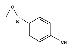 4-(2R)-2-环氧乙烷苯甲腈结构式_179694-34-9结构式