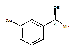 (s)-(9ci)-1-[3-(1-羟基乙基)苯基]-乙酮结构式_200337-65-1结构式