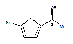 (s)-(9ci)-1-[5-(1-羟基乙基)-2-噻吩]-乙酮结构式_200337-67-3结构式