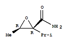 (2r,3r)-(9ci)-3-甲基-2-(1-甲基乙基)-环氧乙烷羧酰胺结构式_200356-10-1结构式
