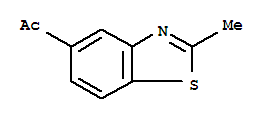(9ci)-1-(2-甲基-5-苯并噻唑)-乙酮结构式_20077-88-7结构式