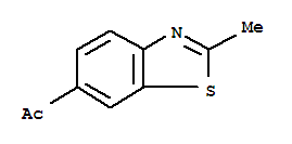 (9ci)-1-(2-甲基-6-苯并噻唑)-乙酮结构式_20077-92-3结构式