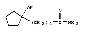 (8ci)-1-羟基-环戊烷戊酰胺结构式_20098-10-6结构式