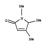 (9ci)-1,5-二氢-1,4,5-三甲基-2H-吡咯-2-酮结构式_201741-52-8结构式