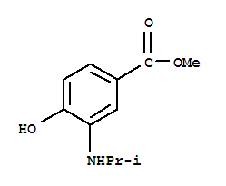 (9ci)-4-羟基-3-[(1-甲基乙基)氨基]-苯甲酸甲酯结构式_201848-58-0结构式