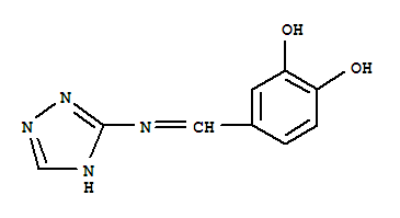 (9ci)-4-[(1H-1,2,4-噻唑-3-基亚氨基)甲基]-1,2-苯二醇结构式_202118-31-8结构式