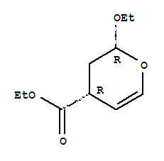顺式-(9ci)-2-乙氧基-3,4-二氢2H-吡喃-4-羧酸乙酯结构式_202831-52-5结构式