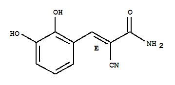 (e)-(9ci)-2-氰基-3-(2,3-二羟基苯基)-2-丙酰胺结构式_203509-09-5结构式