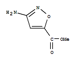 3-氨基异噁唑-5-羧酸甲酯结构式_203586-95-2结构式