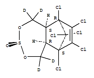 a-硫丹-D4结构式_203645-57-2结构式