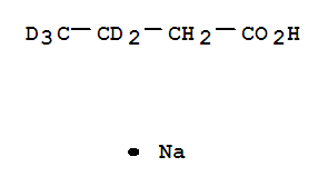 丁酸钠-D5氘代结构式_204244-79-1结构式