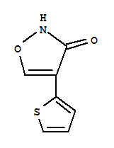(9ci)-4-(2-噻吩)-3(2H)-异噁唑酮结构式_204510-26-9结构式