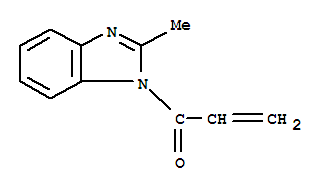 (9ci)-2-甲基-1-(1-氧代-2-丙烯基)-1H-苯并咪唑结构式_204569-52-8结构式