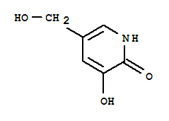 (9ci)-3-羟基-5-(羟基甲基)-2(1H)-吡啶酮结构式_204862-84-0结构式