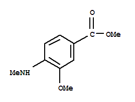 (9ci)-3-甲氧基-4-(甲基氨基)-苯甲酸甲酯结构式_204972-81-6结构式