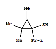 (9ci)-2,2,3-三甲基-1-(1-甲基乙基)-环丙烷硫醇结构式_205485-97-8结构式