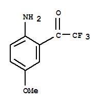 (9ci)-1-(2-氨基-5-甲氧基苯基)-2,2,2-三氟-乙酮结构式_205756-71-4结构式