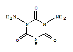 (9ci)-1,3-二氨基-1,3,5-三嗪-2,4,6(1h,3h,5h)-三酮结构式_206279-61-0结构式
