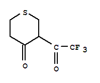 (8ci)-四氢-3-(三氟乙酰基)-4H-硫代吡喃-4-酮结构式_2064-82-6结构式