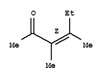 3,4-二甲基-3-己烯-2-酮结构式_20685-45-4结构式