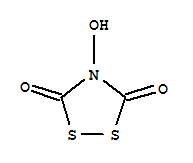 (9ci)-4-羟基-1,2,4-二噻唑烷-3,5-二酮结构式_206858-58-4结构式