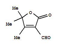 (9ci)-2,5-二氢-4,5,5-三甲基-2-氧代-3-呋喃羧醛结构式_206861-83-8结构式