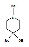 (9ci)-1-(4-羟基-1-甲基-4-哌啶基)-乙酮结构式_20734-45-6结构式