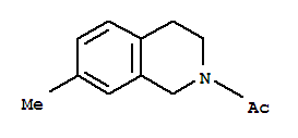 (9ci)-2-乙酰基-1,2,3,4-四氢-7-甲基-异喹啉结构式_207451-83-0结构式
