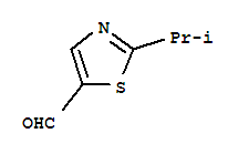 2-异丙基噻唑-5-甲醛结构式_207675-84-1结构式