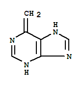 (9ci)-6,7-二氢-6-亚甲基-1H-嘌呤结构式_208994-81-4结构式