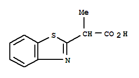(9ci)-alpha-甲基-2-苯并噻唑乙酸结构式_209742-72-3结构式