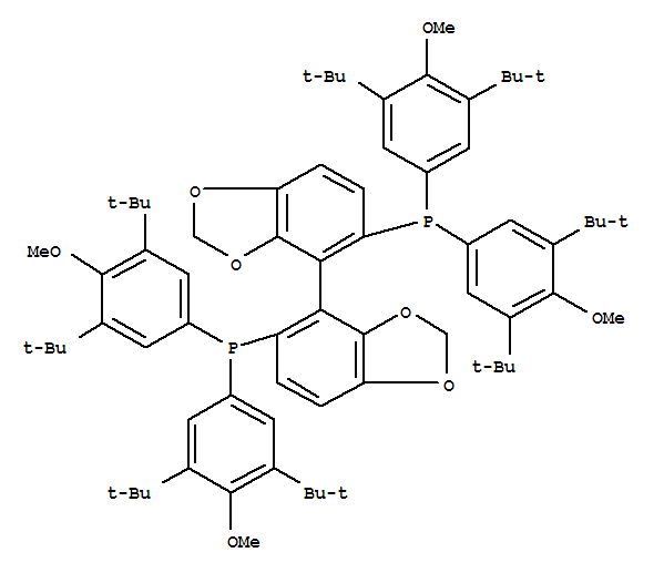 (S)-(+)-dtbm-segphos结构式_210169-40-7结构式