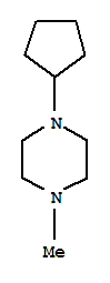 Piperazine, 1-cyclopentyl-4-methyl-(8ci)Structure,21043-34-5Structure Piperazine, 1-cyclopentyl-4-methyl-(8ci) Structure,21043-34-5Structure
