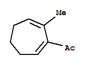 (9ci)-1-(7-甲基-1,6-环庚二烯-1-基)-乙酮结构式_210752-18-4结构式
