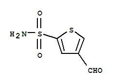 (9ci)-4-甲酰基-2-噻吩磺酰胺结构式_210827-37-5结构式