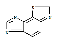 2H-咪唑并[4,5-g]苯并噻唑(8ci,9ci)结构式_211-23-4结构式