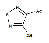 (9ci)-1-(4-甲基-1,2,5-噻二唑-3-基)-乙酮结构式_211429-90-2结构式