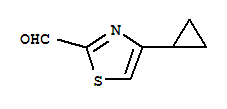 (9ci)-4-环丙基-2-噻唑羧醛结构式_211942-97-1结构式