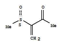 (9ci)-3-[(s)-甲基亚磺酰基]-3-丁烯-2-酮结构式_212066-22-3结构式