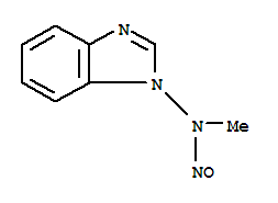 (9ci)-n-甲基-n-亚硝基-1H-苯并咪唑-1-胺结构式_213206-25-8结构式