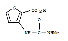 (9ci)-3-[[(甲基氨基)羰基]氨基]-2-噻吩羧酸结构式_213390-51-3结构式
