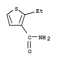 (9ci)-2-乙基-3-噻吩羧酰胺结构式_214040-90-1结构式