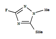 (9ci)-3-氟-1-甲基-5-(甲基硫代)-1H-1,2,4-噻唑结构式_214540-57-5结构式