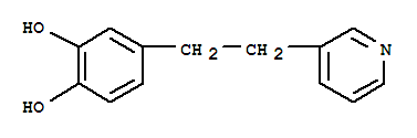 (9ci)-4-[2-(3-吡啶)乙基]-1,2-苯二醇结构式_214775-29-8结构式