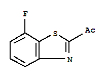 (9ci)-1-(7-氟-2-苯并噻唑)-乙酮结构式_214854-87-2结构式