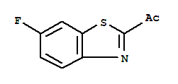 (9ci)-1-(6-氟-2-苯并噻唑)-乙酮结构式_214855-01-3结构式