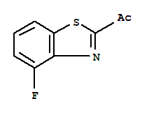 (9ci)-1-(4-氟-2-苯并噻唑)-乙酮结构式_214855-03-5结构式